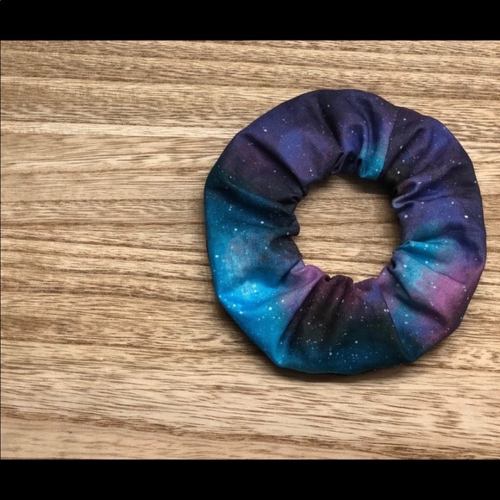 Outer Space Premium Cotton Scrunchie New‎
